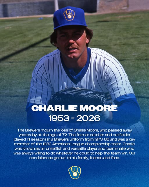 Charlie Moore Obituary Alabama AL Death: Former milwaukee brewers catcher and beloved baseball figure play in 1982, dies at 72